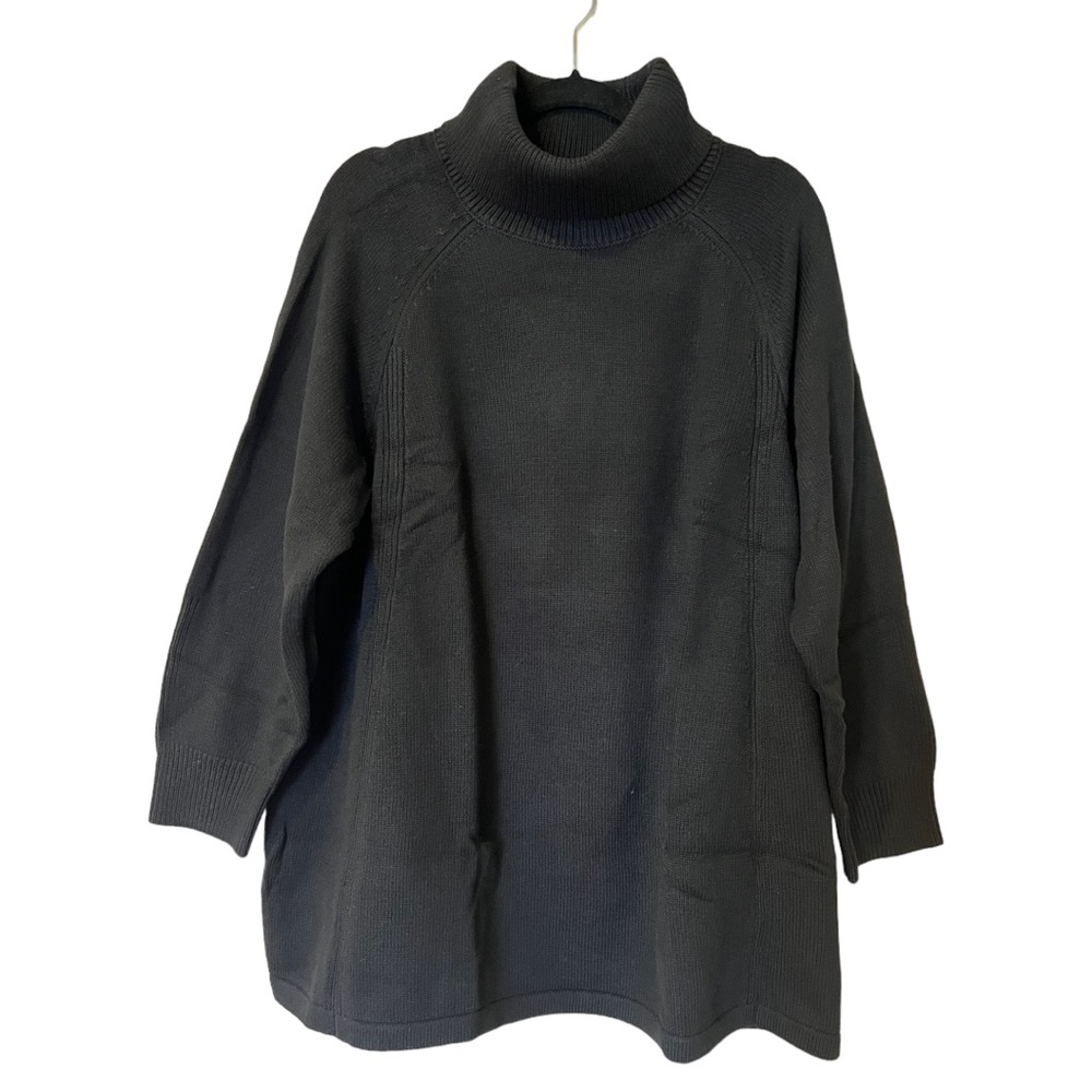 Ba&sh Medee Turtleneck Sweater Dress in Black (M/2) - Picture 6 of 13